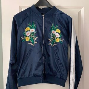 Navy bomber jacket